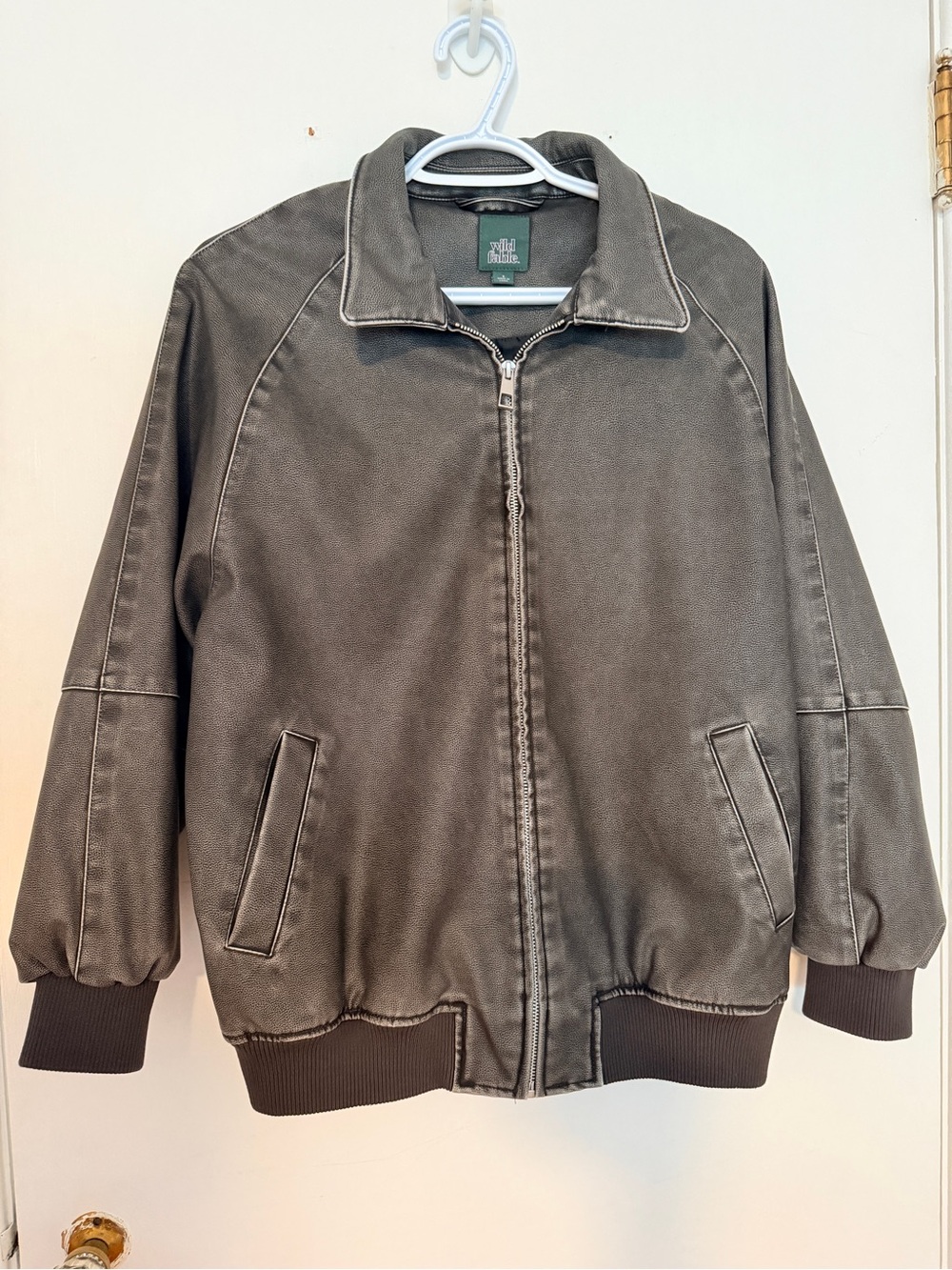 wild fable women’s dark Grey Bomber Jacket